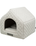 Trixie Vital Kuschelhöhle Noah, hellgrau -  40 × 45 × 43 cm | Für Hunde, Katzen