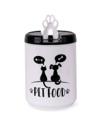 BC Freezack Vorratsdose "Pet Food" | weiss - 1,4l